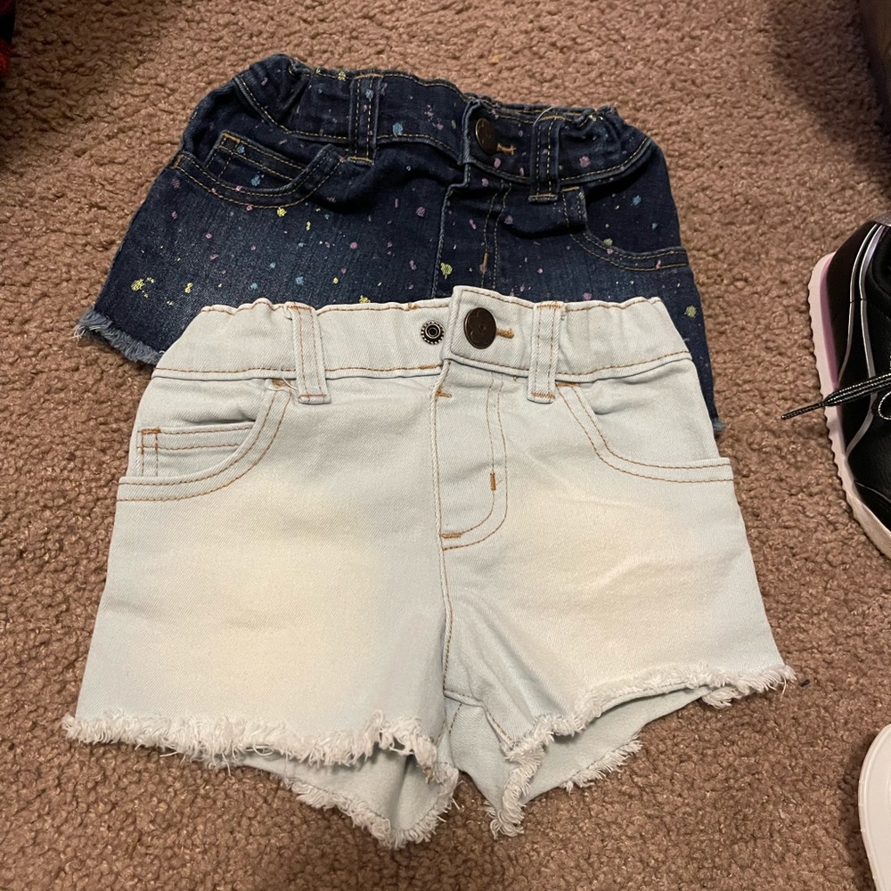 Denim shorts
